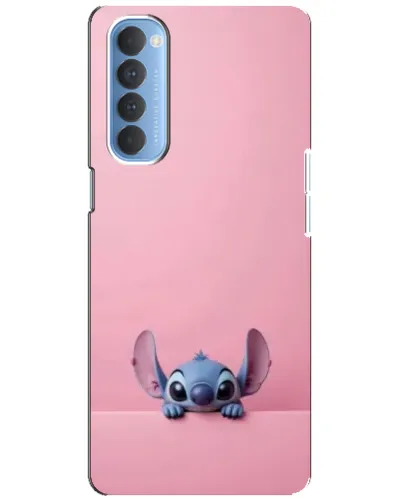 Чохол для OPPO Reno 4 Pro з картинкою «Stitch визирає»