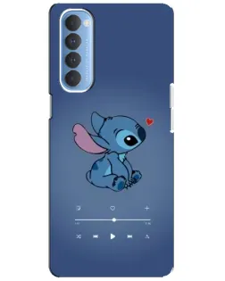 Чехол для OPPO Reno 4 Pro с картинкой «Музыкальный Stitch» Чехол для OPPO Reno 4 Pro с картинкой «Музыкальный Stitch»