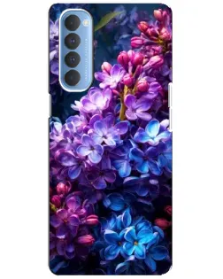 Чехол для OPPO Reno 4 Pro с картинкой «Сиреневый цвет»
