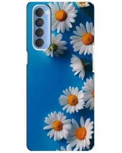Чехол для OPPO Reno 4 Pro с картинкой «Белоснежные маргаритки»