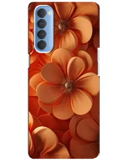 Чехол для OPPO Reno 4 Pro с картинкой «Оранжевый макро цветок» Чехол для OPPO Reno 4 Pro с картинкой «Оранжевый макро цветок»