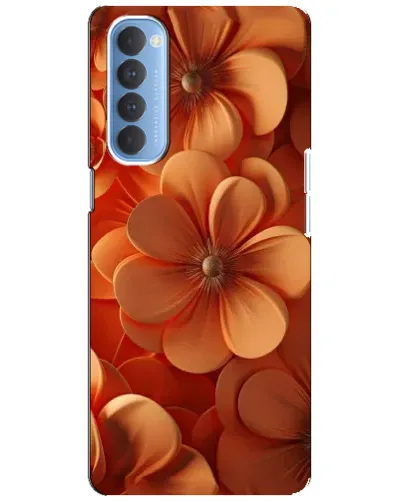 Чехол для OPPO Reno 4 Pro с картинкой «Оранжевый макро цветок» Чехол для OPPO Reno 4 Pro с картинкой «Оранжевый макро цветок»