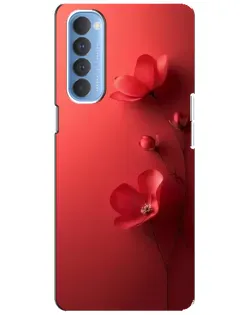 Чехол для OPPO Reno 4 Pro с картинкой «Маковые соцветия» Чехол для OPPO Reno 4 Pro с картинкой «Маковые соцветия»