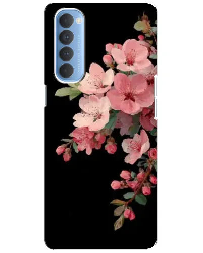 Чехол для OPPO Reno 4 Pro с картинкой «Розовая ветка сакуры» Чехол для OPPO Reno 4 Pro с картинкой «Розовая ветка сакуры»