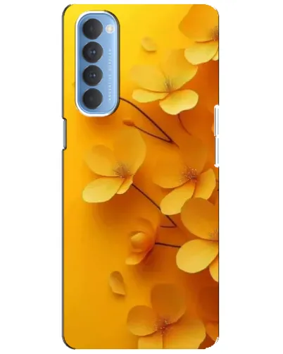 Чехол для OPPO Reno 4 Pro с картинкой «Золотые лепестки» Чехол для OPPO Reno 4 Pro с картинкой «Золотые лепестки»