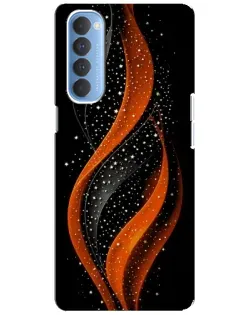 Чехол для OPPO Reno 4 Pro с картинкой «Огненная звездная волна»