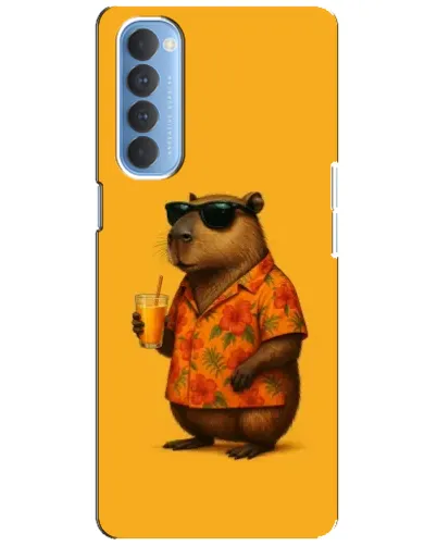 Чехол для OPPO Reno 4 Pro с картинкой «Капибара на отдыхе» Чехол для OPPO Reno 4 Pro с картинкой «Капибара на отдыхе»