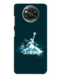 Чехол для OPPO Reno 4 с картинкой «Jordan Blue Fire»