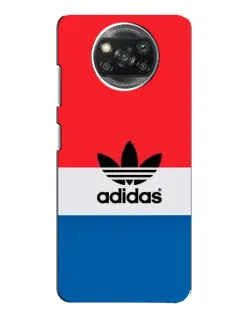 Чехол для OPPO Reno 4 с картинкой «Ретро блоки Adidas»