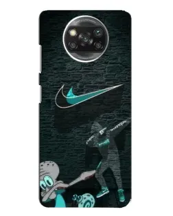 Чехол для OPPO Reno 4 с картинкой «Спортивный арт Nike»