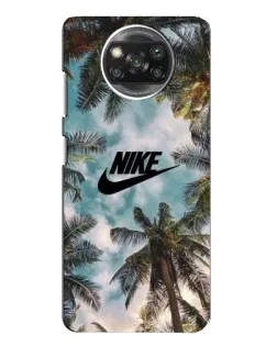 Чехол для OPPO Reno 4 с картинкой «Тропический принт Nike»