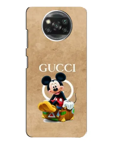 Чехол для OPPO Reno 4 с картинкой «Микки Маус Gucci — крафт»