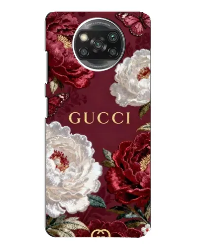 Чехол для OPPO Reno 4 с картинкой «Gucci — бордовые розы» Чехол для OPPO Reno 4 с картинкой «Gucci — бордовые розы»