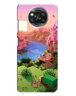 Чохол для OPPO Reno 4 з картинкою «Рожеве дерево Minecraft»
