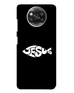 Чехол для OPPO Reno 4 с картинкой «Рыба Jesus»