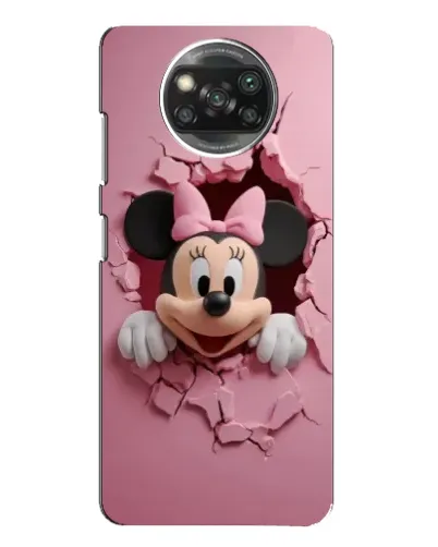 Чохол для OPPO Reno 4 з картинкою «Мінні крізь стіну»