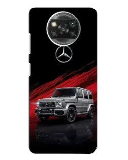 Чехол для OPPO Reno 4 с картинкой «Mercedes G-Class красный»
