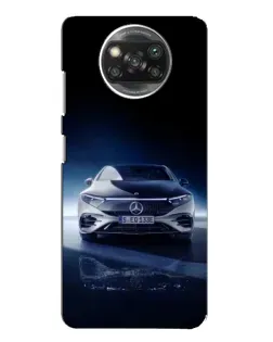 Чехол для OPPO Reno 4 с картинкой «Ночной Mercedes EQ»