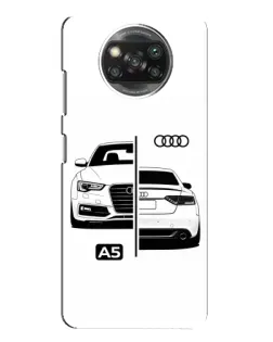 Чехол для OPPO Reno 4 с картинкой «Audi — контрастный дизайн» Чехол для OPPO Reno 4 с картинкой «Audi — контрастный дизайн»