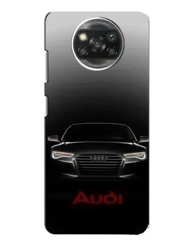 Чехол для OPPO Reno 4 с картинкой «Audi — градиентный контур»