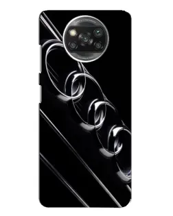 Чехол для OPPO Reno 4 с картинкой «Audi — абстрактные кольца» Чехол для OPPO Reno 4 с картинкой «Audi — абстрактные кольца»