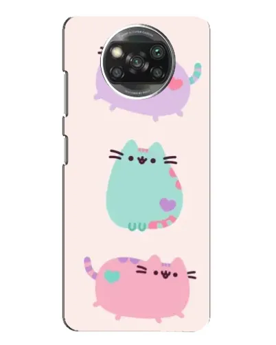 Чохол для OPPO Reno 4 з картинкою «Pusheen тріо» Чохол для OPPO Reno 4 з картинкою «Pusheen тріо»