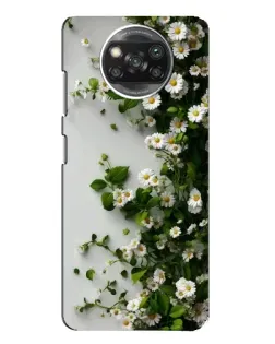 Чохол для OPPO Reno 4 з картинкою «Гілка дрібних білих квітів»