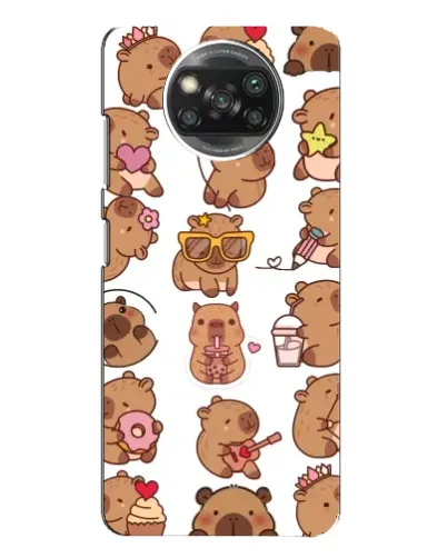 Чехол для OPPO Reno 4 с картинкой «Стикерпак с капибарами» Чехол для OPPO Reno 4 с картинкой «Стикерпак с капибарами»