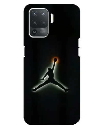 Чехол для OPPO Reno 5 Lite с картинкой «Jordan Gradient Logo»