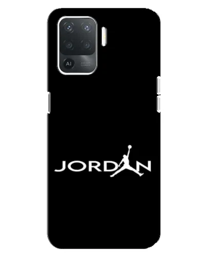 Чехол для OPPO Reno 5 Lite с картинкой «Jordan White Logo»