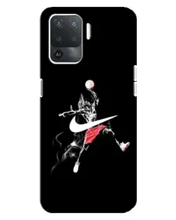 Чехол для OPPO Reno 5 Lite с картинкой «Jordan Jumpman»