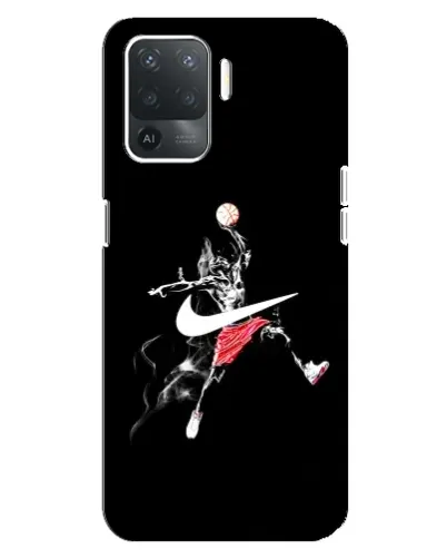 Чехол для OPPO Reno 5 Lite с картинкой «Jordan Jumpman»