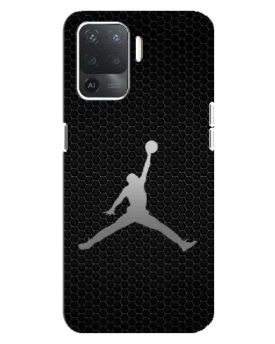 Чехол для OPPO Reno 5 Lite с картинкой «Jordan Dark Carbon»