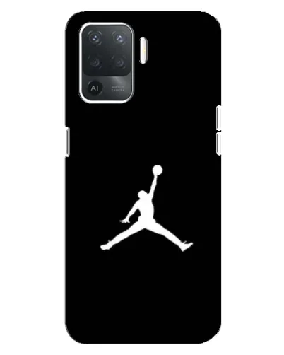 Чехол для OPPO Reno 5 Lite с картинкой «Jordan Silhouette»