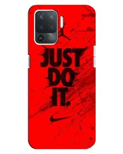Чехол для OPPO Reno 5 Lite с картинкой «Nike Just Do It»