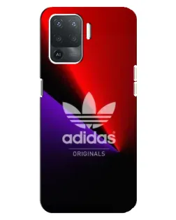 Чехол для OPPO Reno 5 Lite с картинкой «Adidas Red Neon» Чехол для OPPO Reno 5 Lite с картинкой «Adidas Red Neon»