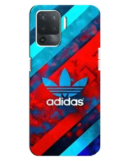 Чохол для OPPO Reno 5 Lite з картинкою «Абстракція Adidas»