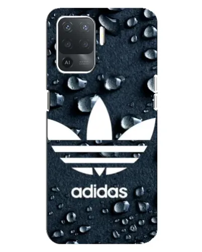 Чохол для OPPO Reno 5 Lite з картинкою «Adidas Trefoil Blue»