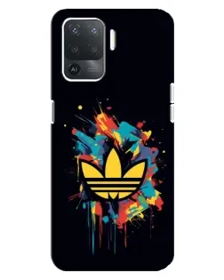 Чохол для OPPO Reno 5 Lite з картинкою «Adidas Splash»