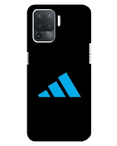 Чохол для OPPO Reno 5 Lite з картинкою «Adidas Cyan Logo»