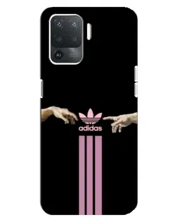 Чохол для OPPO Reno 5 Lite з картинкою «Adidas Hands»