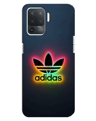Чохол для OPPO Reno 5 Lite з картинкою «Неоновий Adidas»