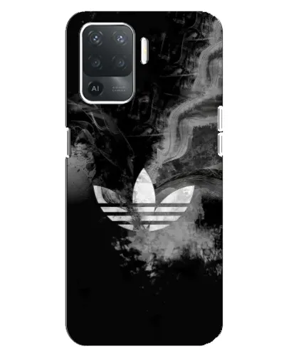 Чохол для OPPO Reno 5 Lite з картинкою «Абстрактний дим Adidas»