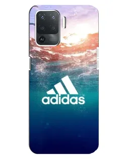 Чохол для OPPO Reno 5 Lite з картинкою «Океанська глибина адідас»