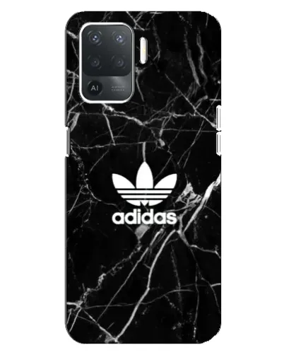 Чохол для OPPO Reno 5 Lite з картинкою «Білий мармур Adidas»