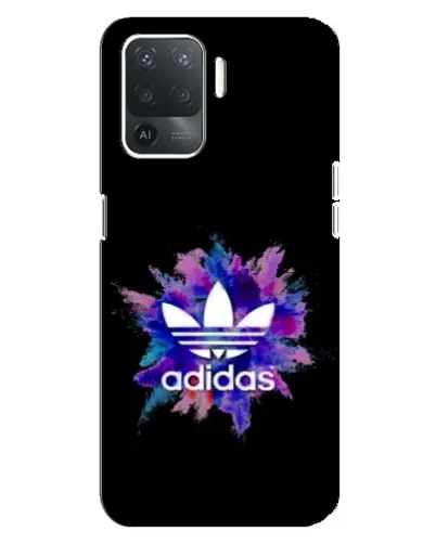 Чохол для OPPO Reno 5 Lite з картинкою «Вибух фарб Adidas»