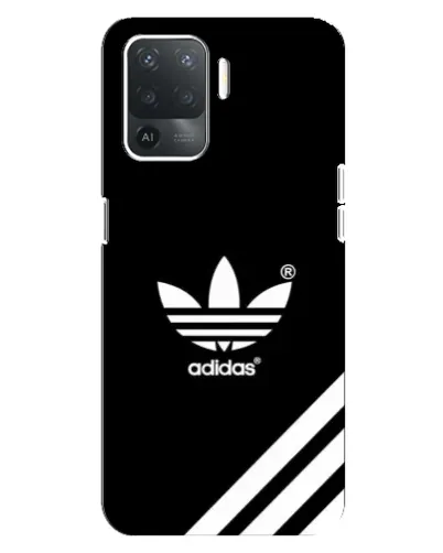 Чохол для OPPO Reno 5 Lite з картинкою «Adidas з діагональними смугами»