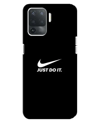 Чехол для OPPO Reno 5 Lite с картинкой «Минимализм от Nike» Чехол для OPPO Reno 5 Lite с картинкой «Минимализм от Nike»