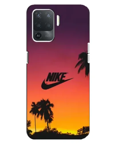 Чехол для OPPO Reno 5 Lite с картинкой «Nike на закате солнца» Чехол для OPPO Reno 5 Lite с картинкой «Nike на закате солнца»
