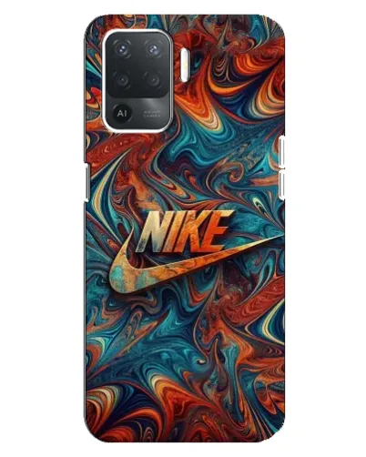 Чехол для OPPO Reno 5 Lite с картинкой «Nike в абстракции» Чехол для OPPO Reno 5 Lite с картинкой «Nike в абстракции»